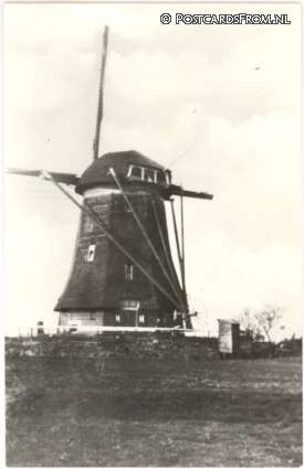 Hazerswoude, Benthuizer Noordpolder Bovenmolen nr. 1 Anno 1760, verbrand 1928