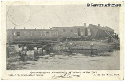 Nieuwerbrug, Spoorwegongeluk Nieuwerbrug. Wiericker. 23 Dec. 1902