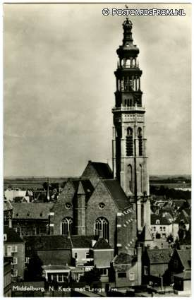 Middelburg, N. Kerk met Lange Jan