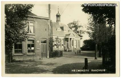 Heemskerk, Raadhuis. Postkantoor