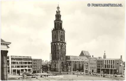 Groningen, Grote Markt met Martinitoren