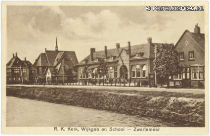 Zwartemeer, R.K. Kerk, Wijkgeb. en School