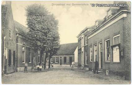 Poortugaal, Dorpsstraat met Gemeentehuis