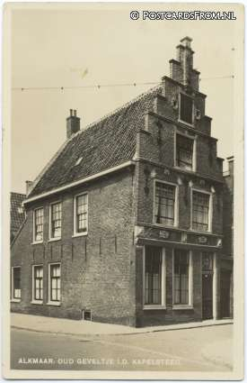 Alkmaar, Oud Geveltje i.o.. Kapelsteeg