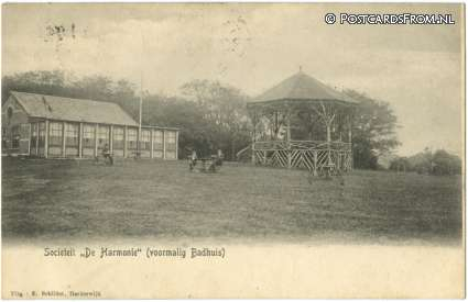 Harderwijk, Societeit 'De Harmonie'. Voormalig badhuis