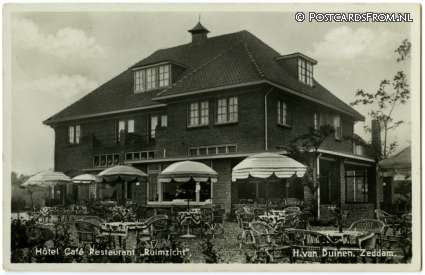 Zeddam, Hotel Cafe Rest. 'Ruimzicht'. H. van Duinen