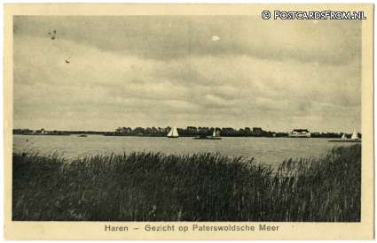 Haren GN, Gezicht op Paterswoldsche Meer