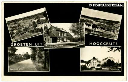 Noorbeek, Hoogcruts. Pension Offermans - Klooster - Landschap
