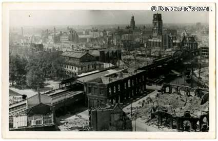 Rotterdam, Beursstation na bombardement