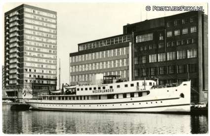 Rotterdam, Opleidingsschip voor de Koopvaardij 'Nederlanden'. Haringvliet