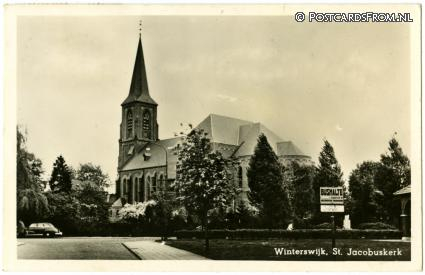 Winterswijk, St. Jacobuskerk. Bushalte