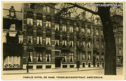Amsterdam, Familie-Hotel Adr. de Haas, Tesselschadestraat 23-27