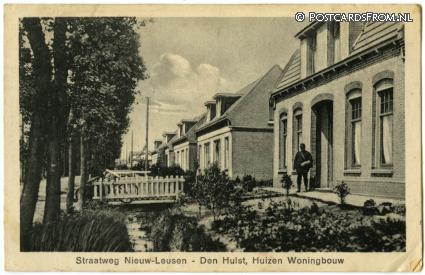 Nieuwleusen, Straatweg Nieuw-Leusen -  Den Hulst. Huizen Woningbouw