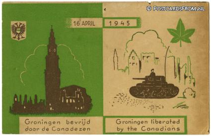 Groningen, Bevrijd door de Canadezen 16 april 1945