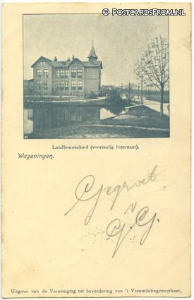 Wageningen, Landbouwschool voormalig Internaat